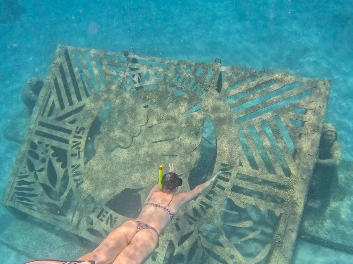St Maarten underwater sculpture